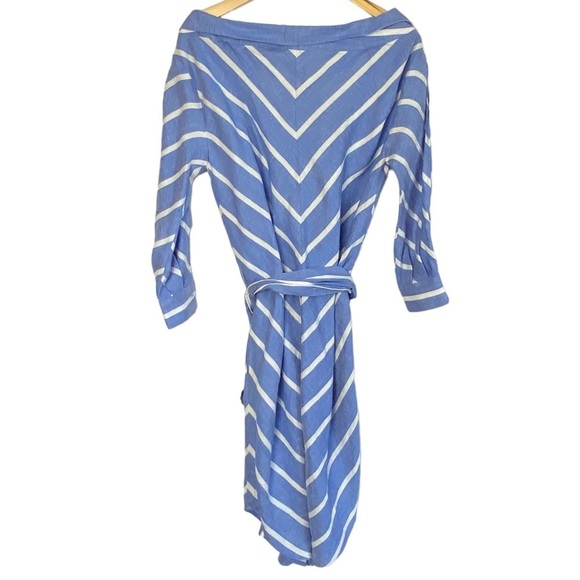 Maje Rulylle Striped Off-the-shoulder Shirtdress - Picture 6 of 10